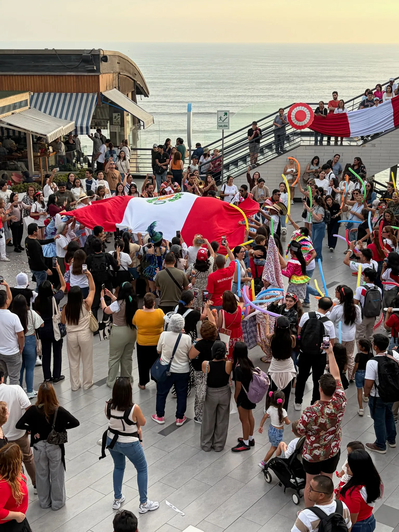 Larco Festival in Lima with diverse groups gathered